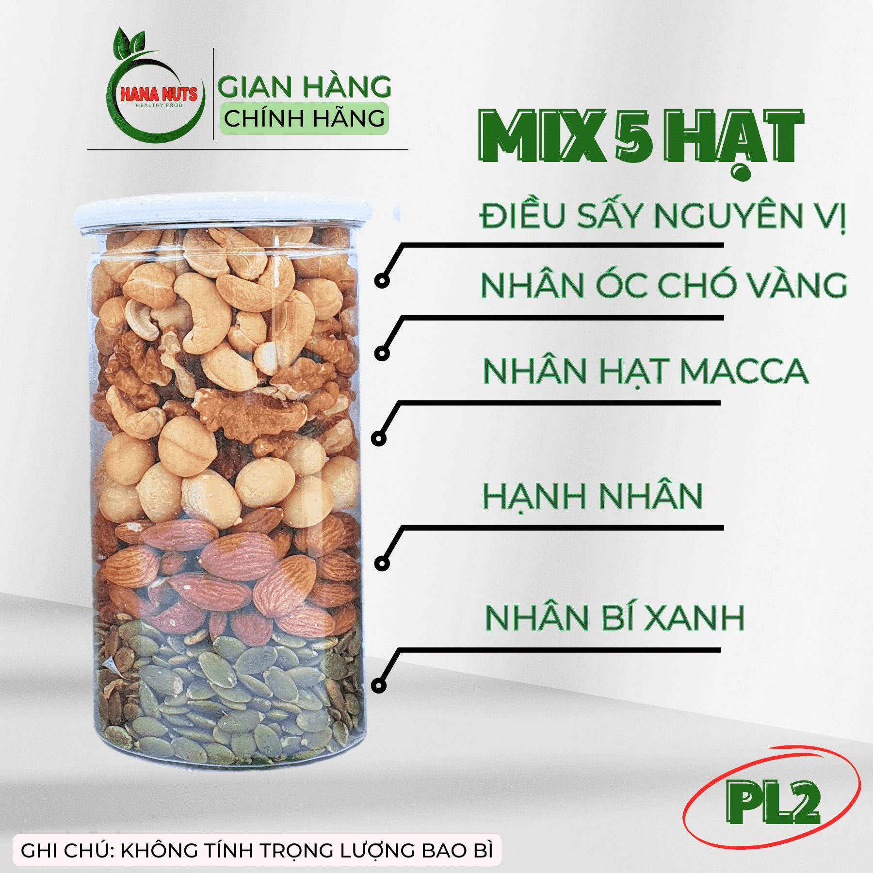 Mix hạt dinh dưỡng (500g) Mix hạt dinh dưỡng (500g) - Ảnh 2